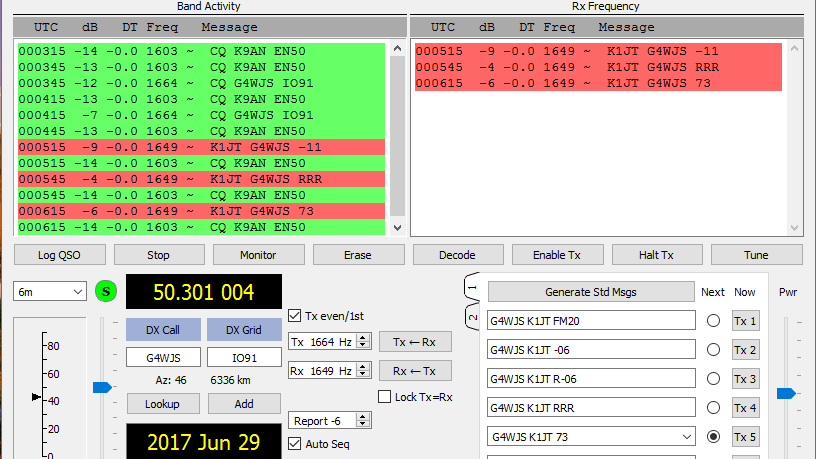 WSJT-X版本1.8.0