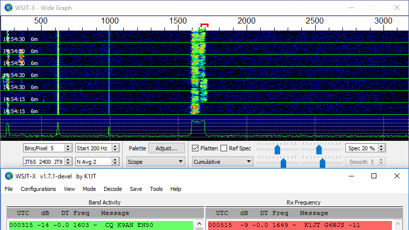 K1JT - FT8的新数字模式