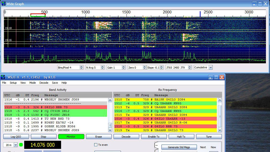RUMlogNG支持与WSJT-X集成